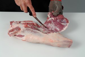 Lamb Spatchcock (leg) Meat Cut Spec Step 3